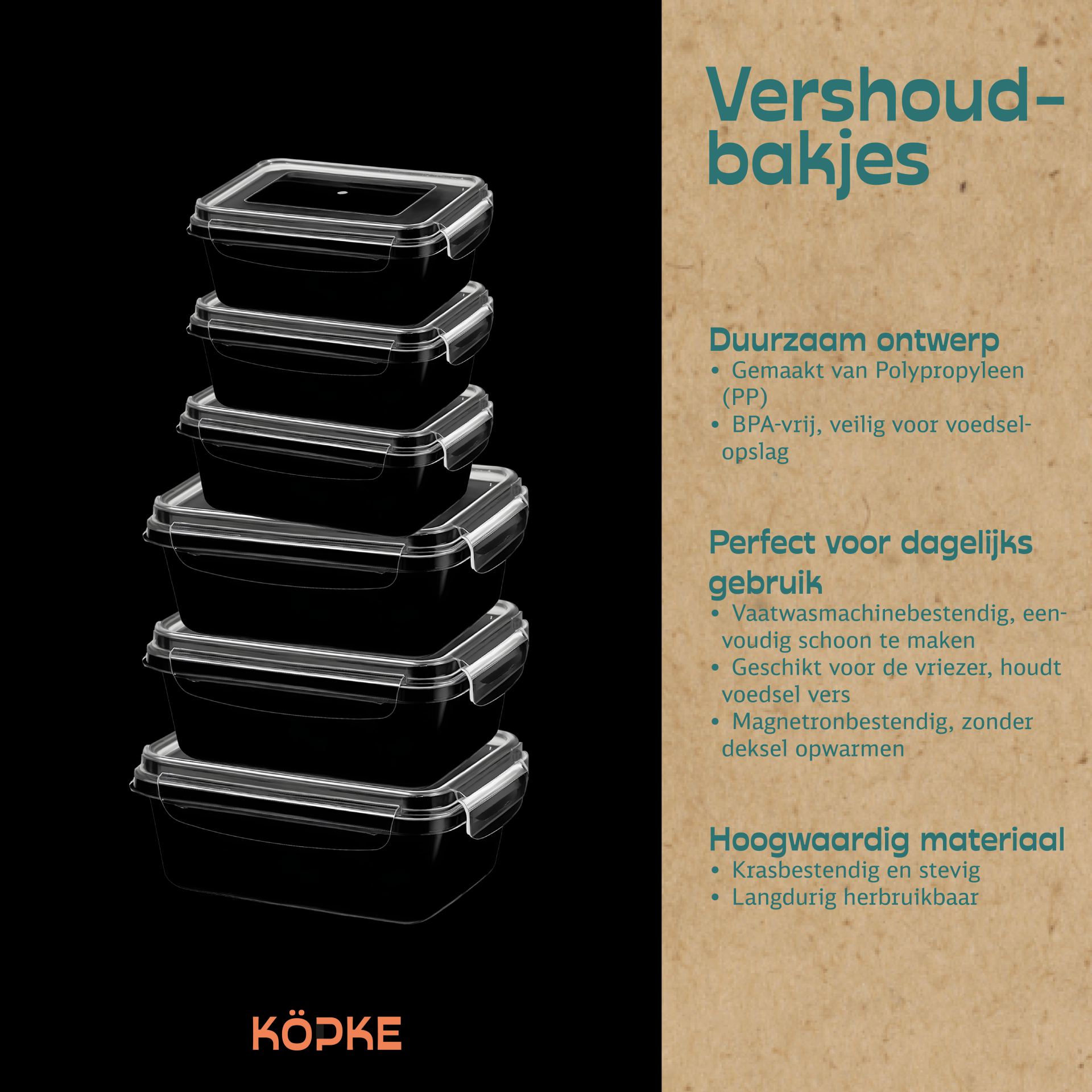 Vershoudbakjes set 19-delig goedkoop