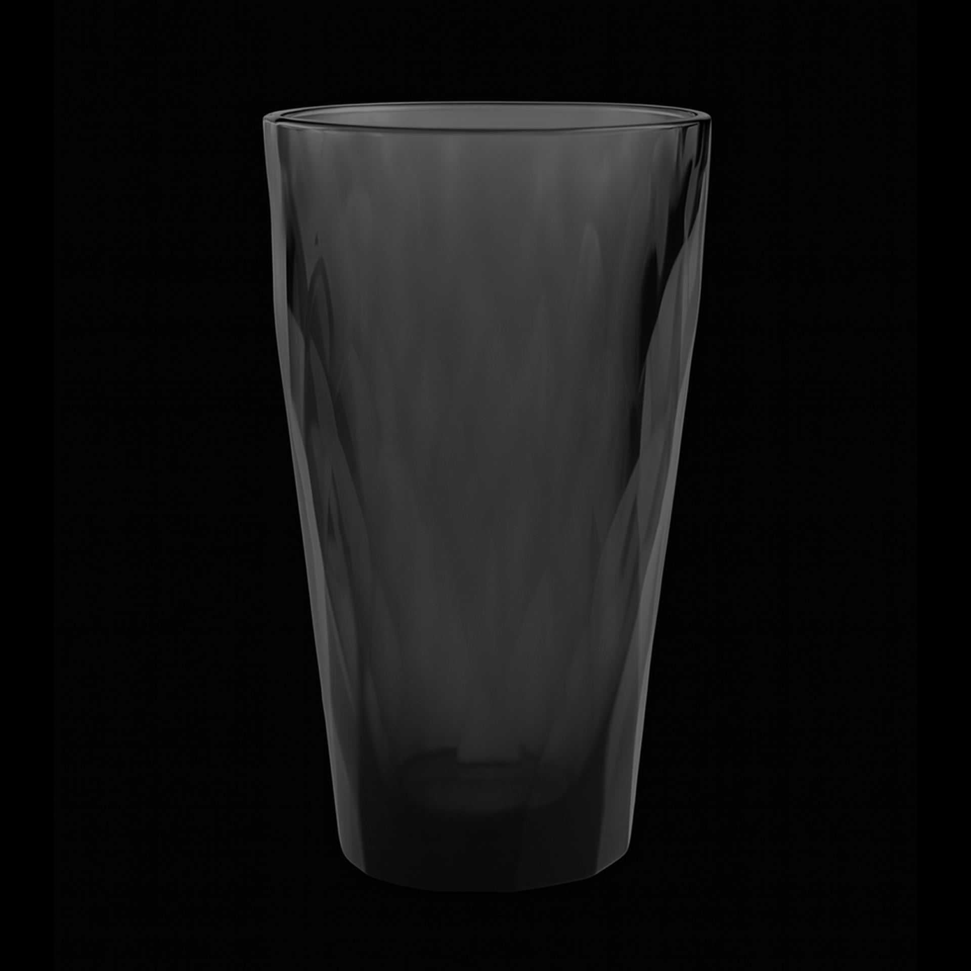Kunststof glazen diamond 30cl grijs