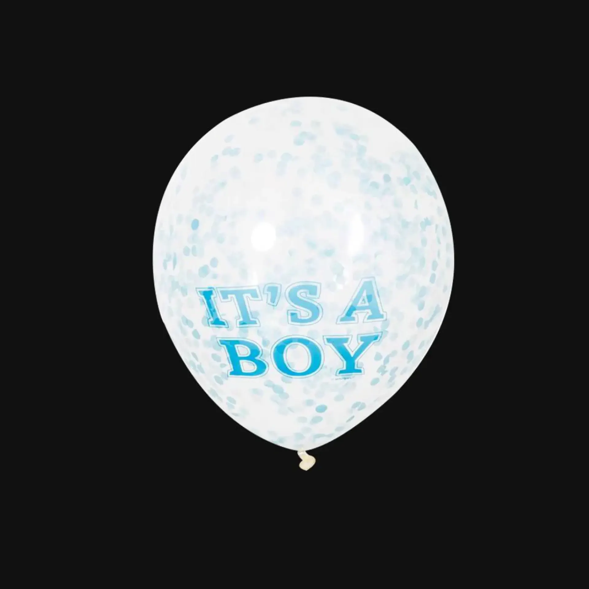 Confetti ballonnen it's a boy 30cm.