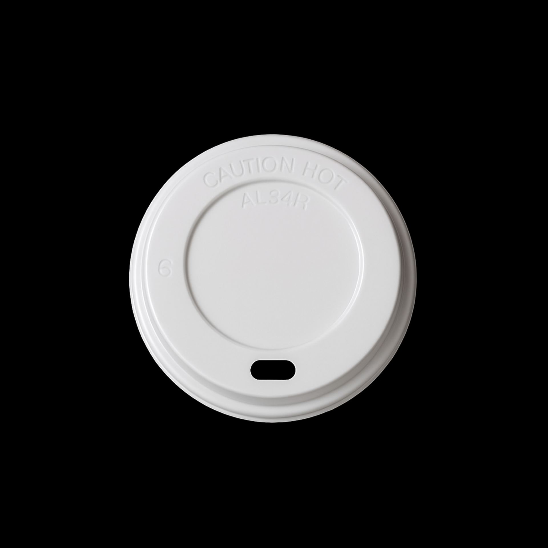 Koffiebeker deksel Ø6,2cm wit