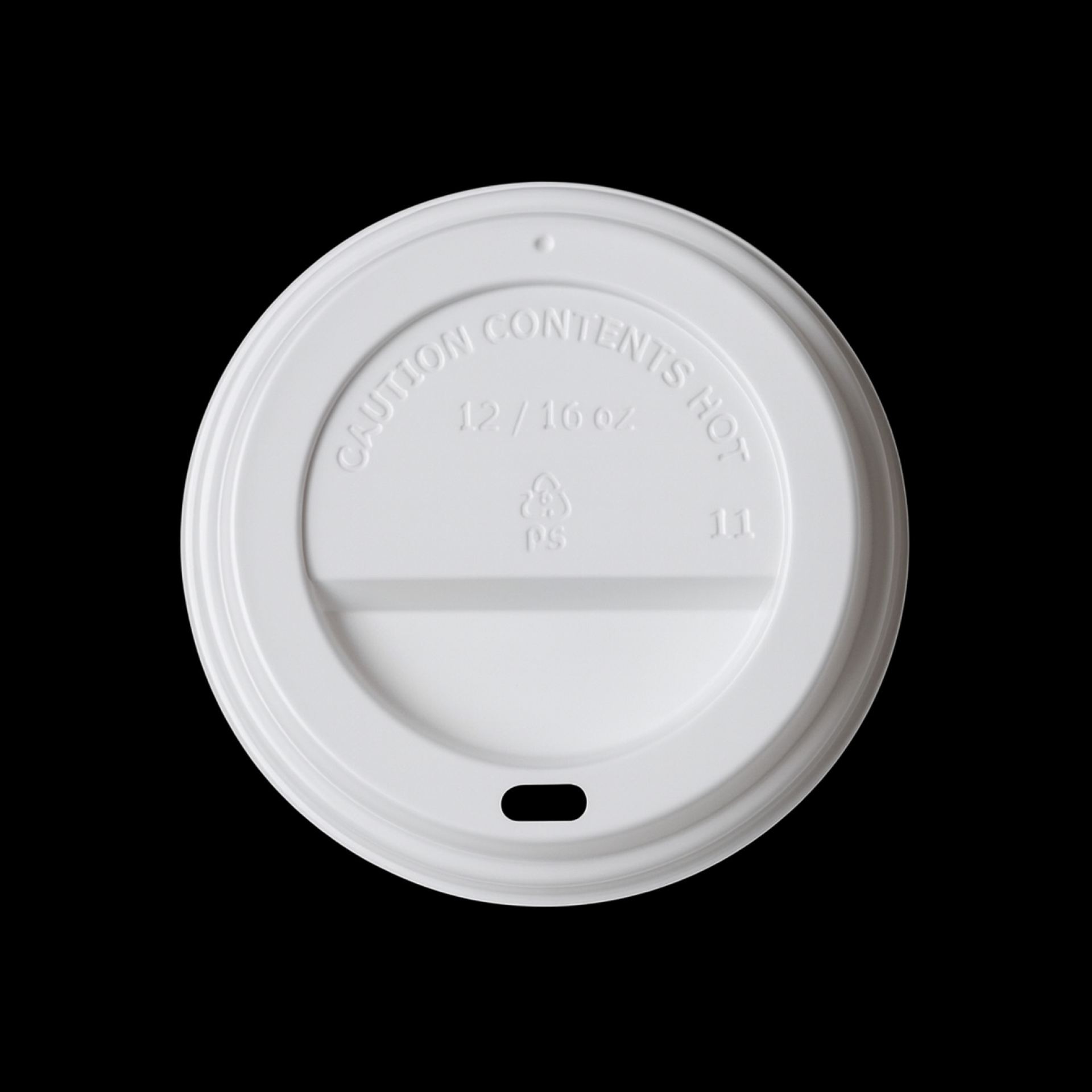 Koffiebeker deksel Ø9cm wit