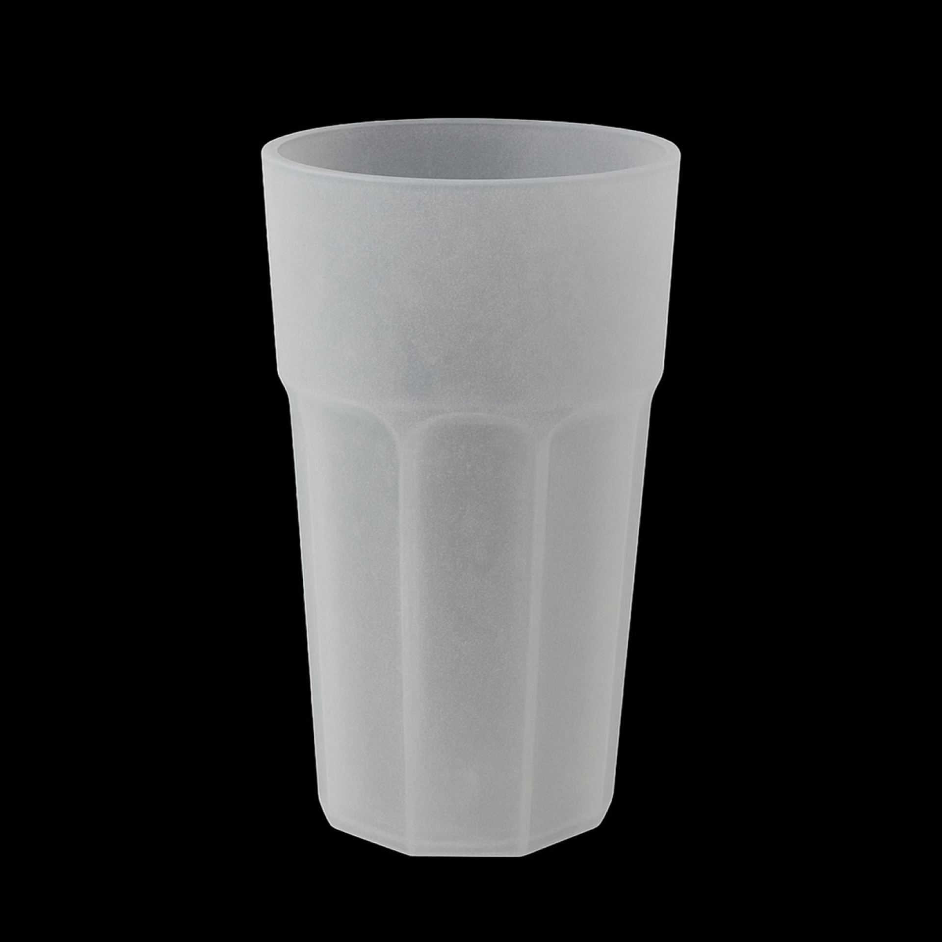 33cl transparant PP glazen retro