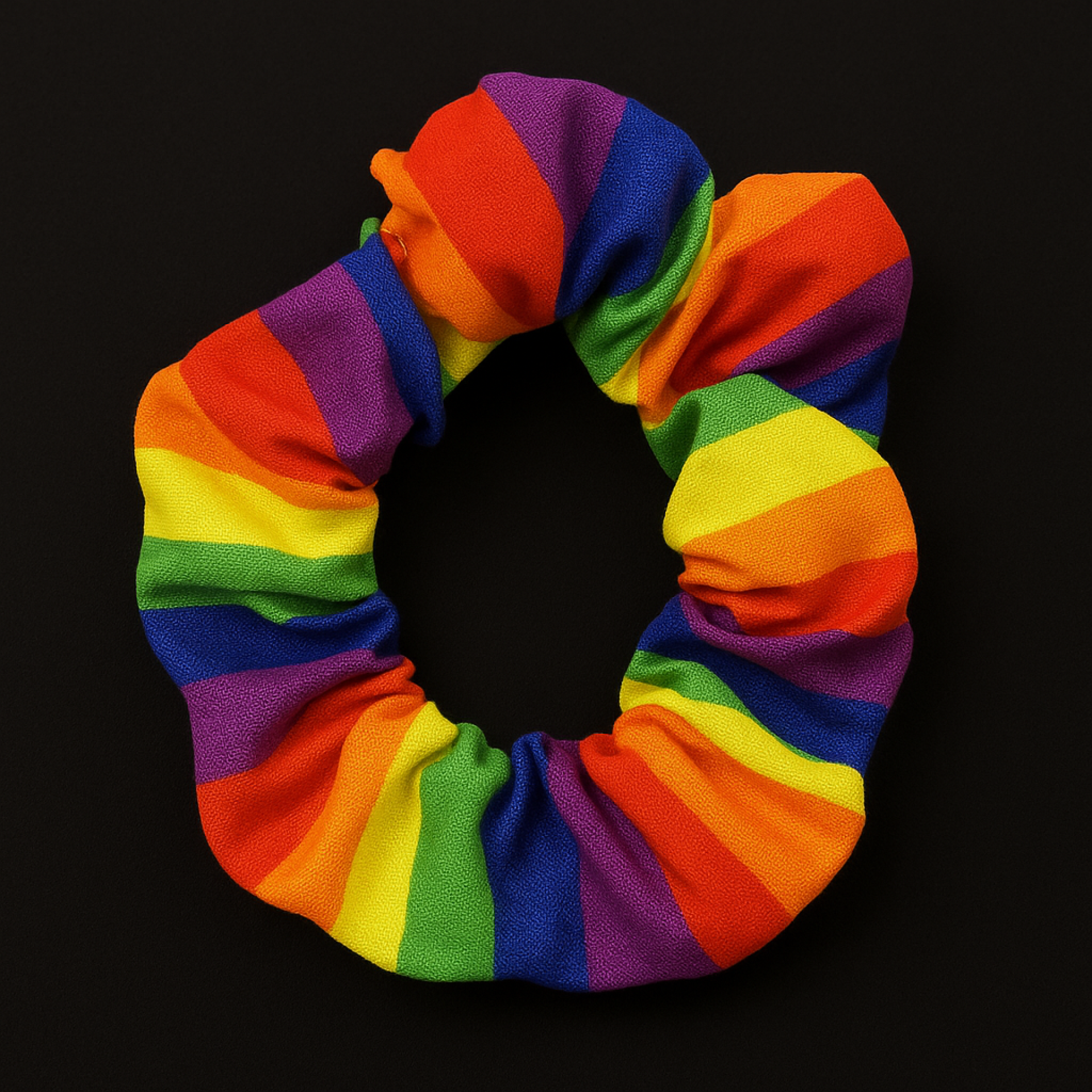 Scrunchie regenboog