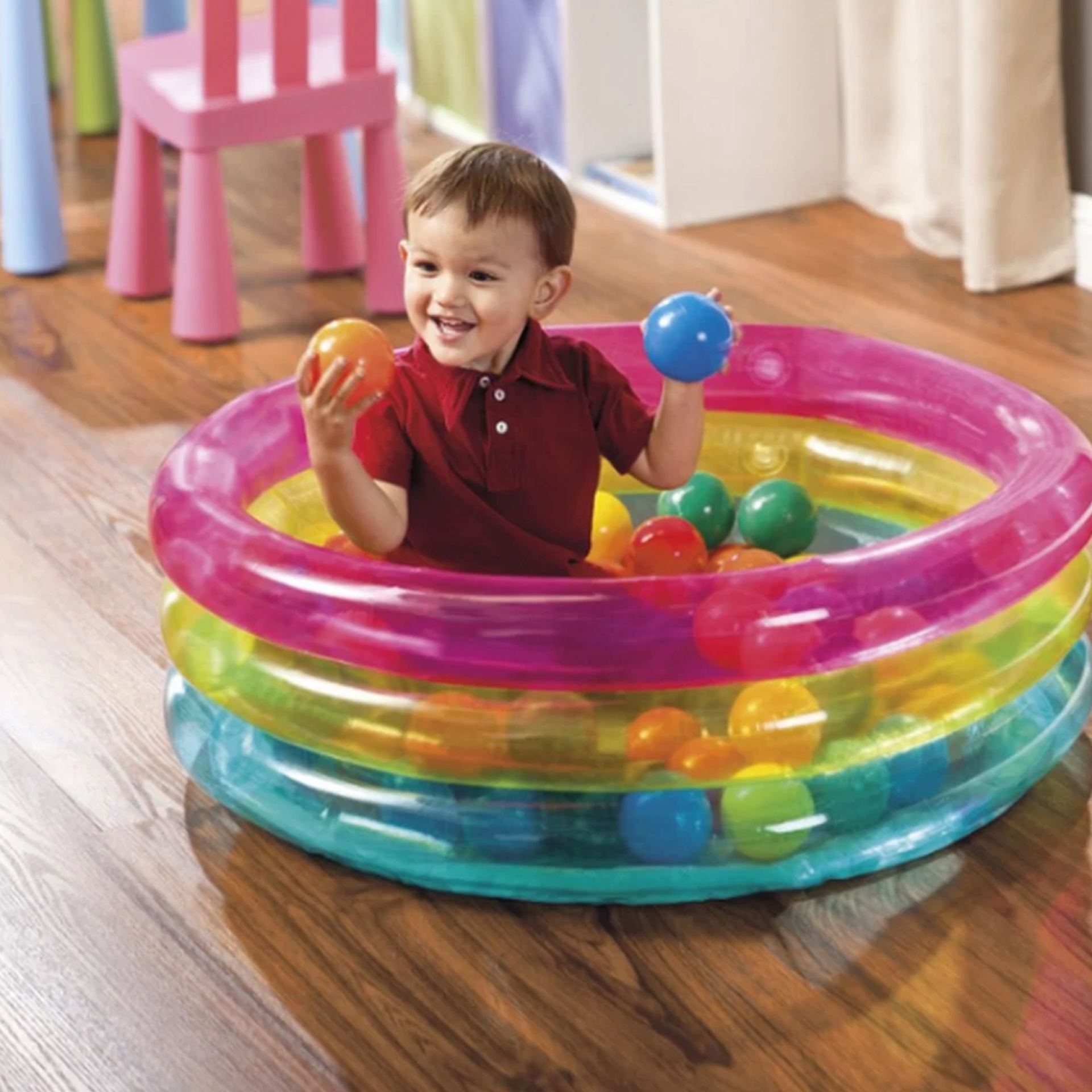 Intex classic 3-ring baby ball pit baby