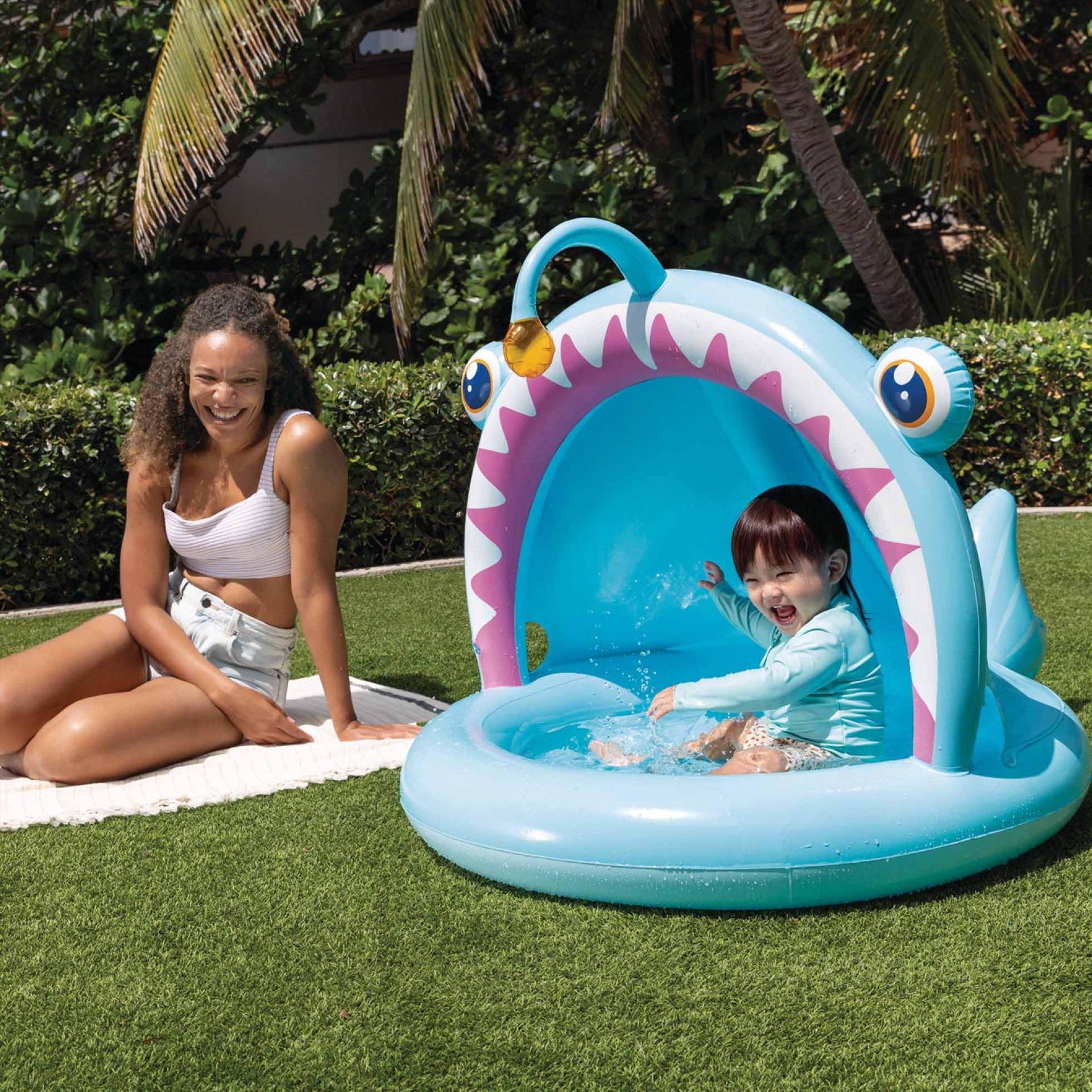 Intex angler fish baby pool 102cm voorbeeld