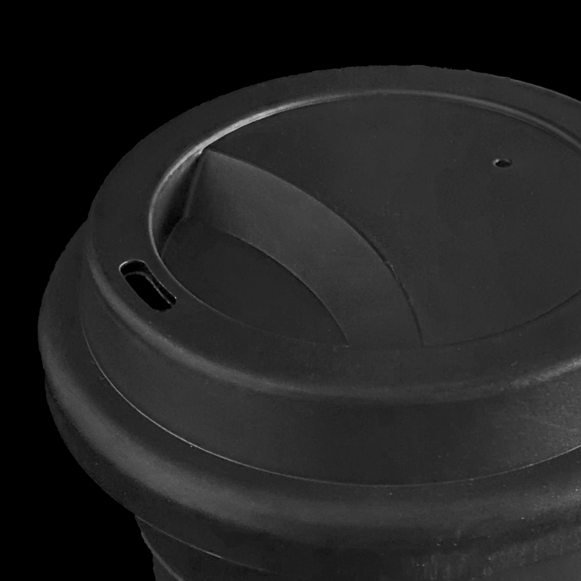 Koffiebeker to go - 350ml - Zwart kopen