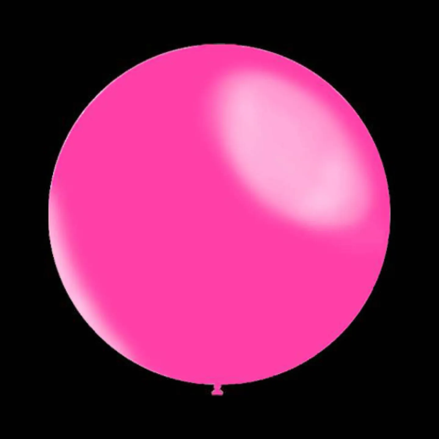 Roze ballonnen Metallic rond 28cm.
