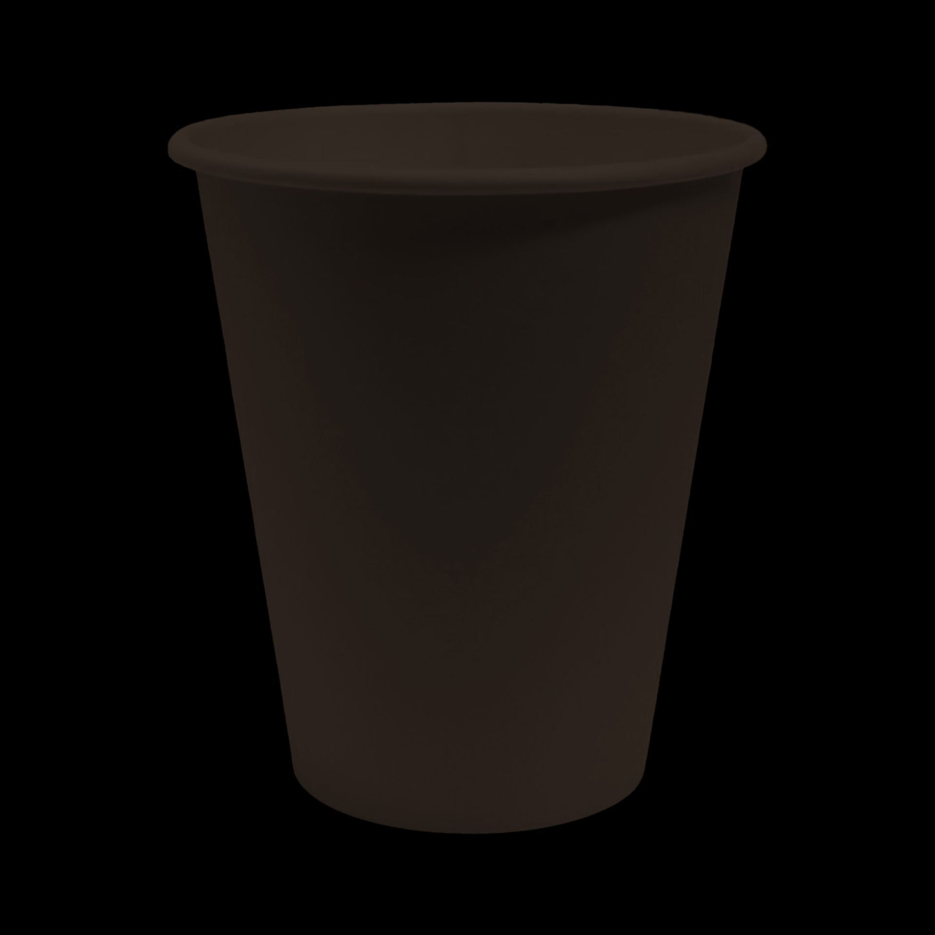 Koffiebeker vending cup 30cl donkerbruin