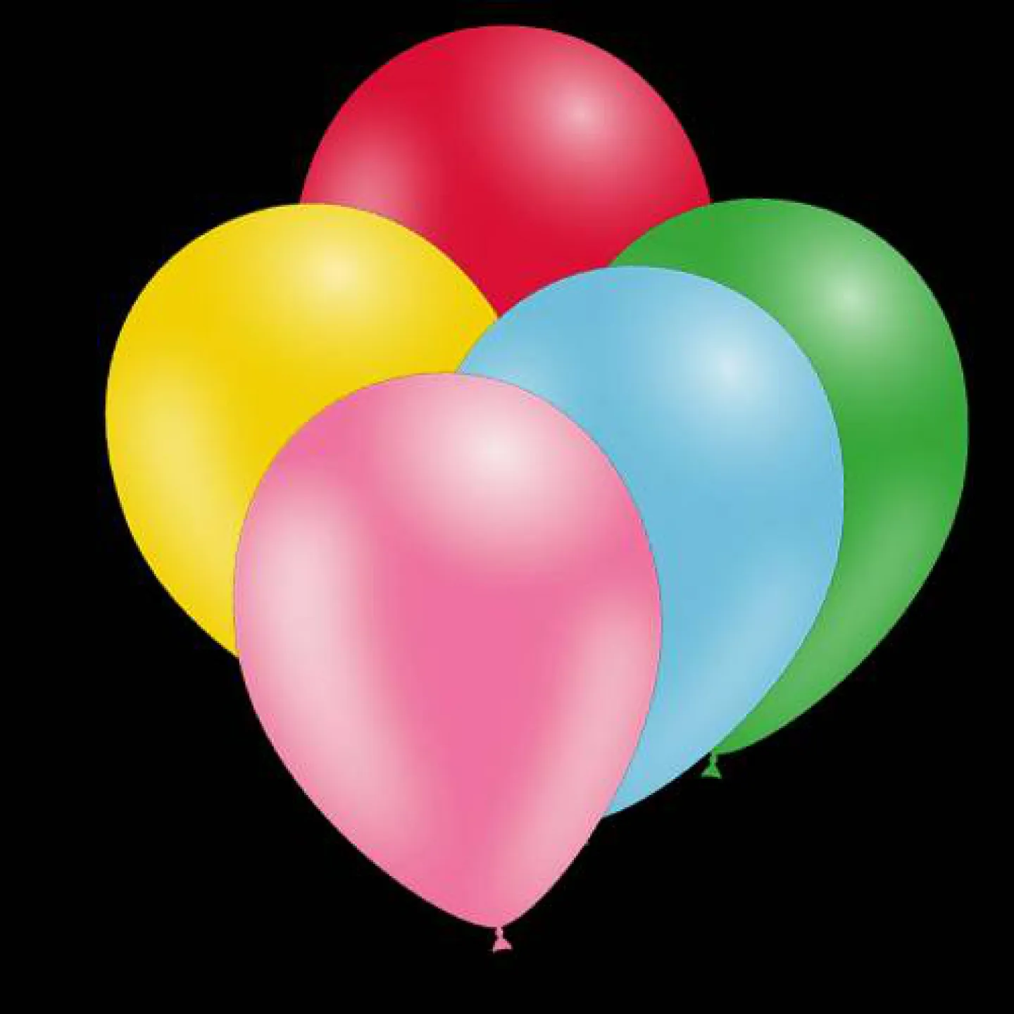 Multicolor latex ballonnen feestballonne.