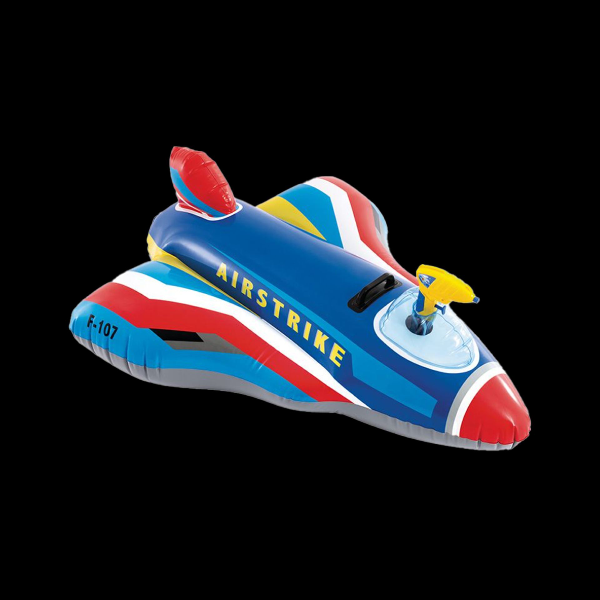 Intex jet fighter ride on 117x104cm blauw