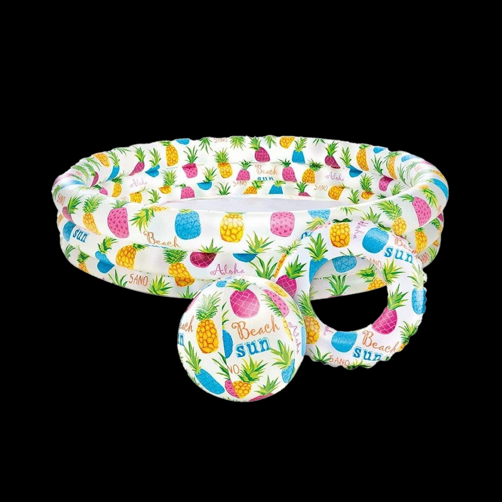 Intex ananas zwembad set 132cm x 28cm