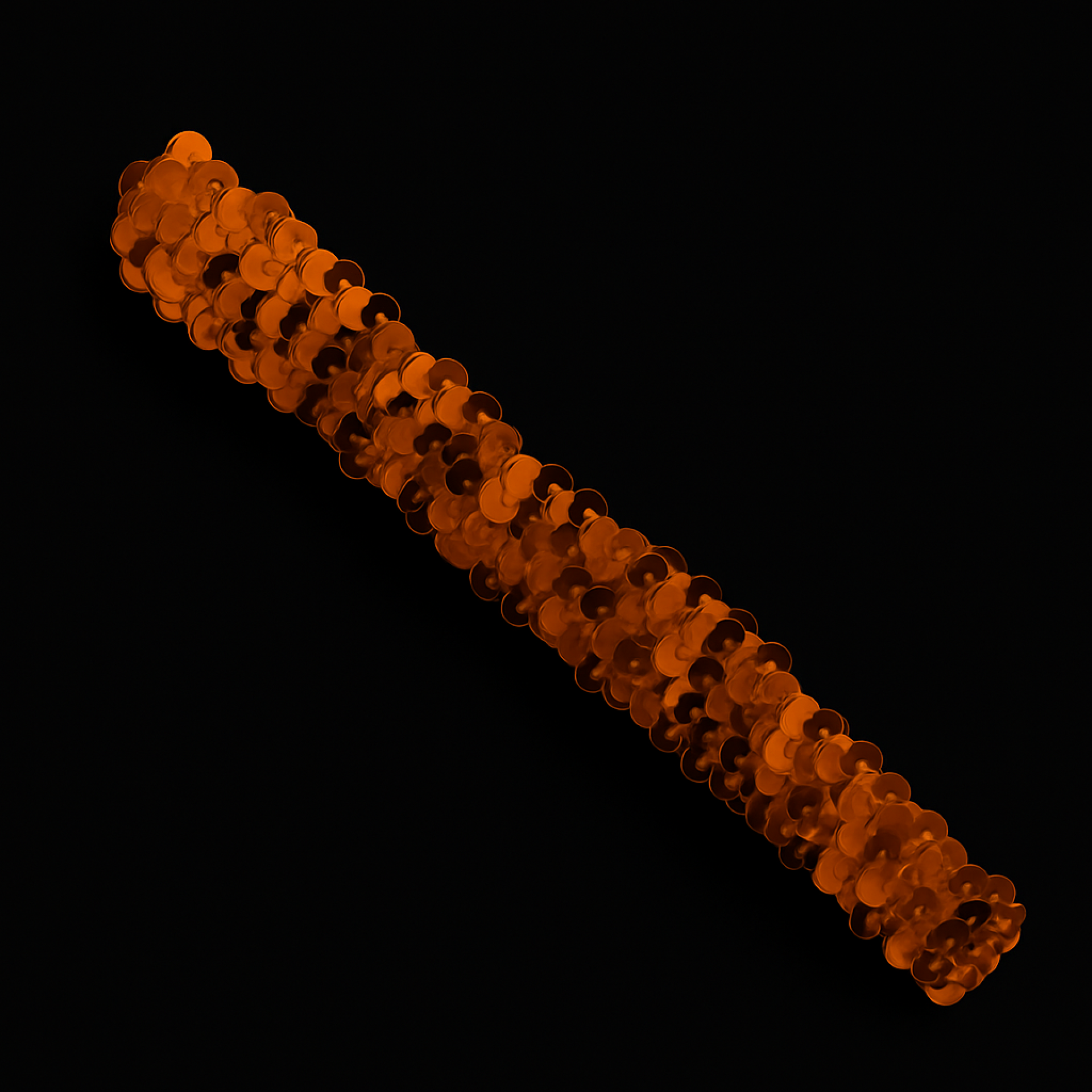 Pailletten hoofdband oranje