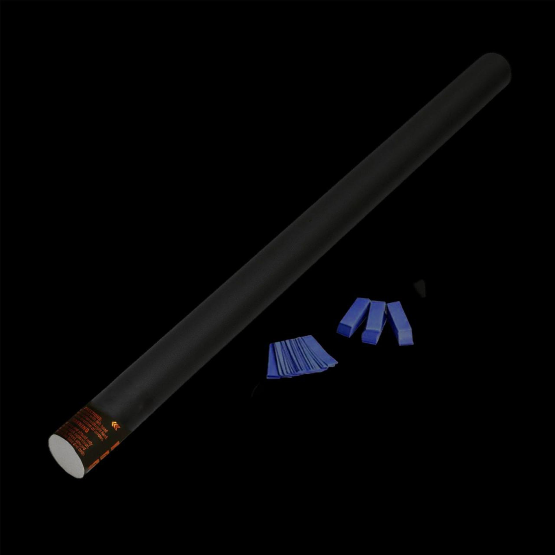 Fjesta confetti kanon 80cm donkerblauw