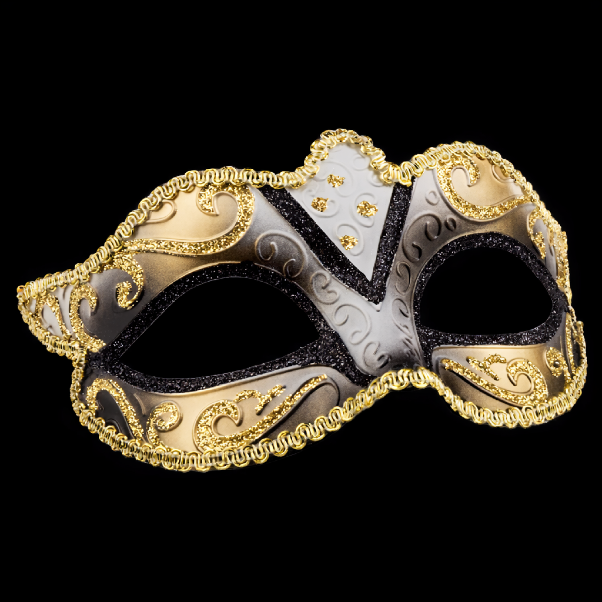 Venetiaans masker venice zwart