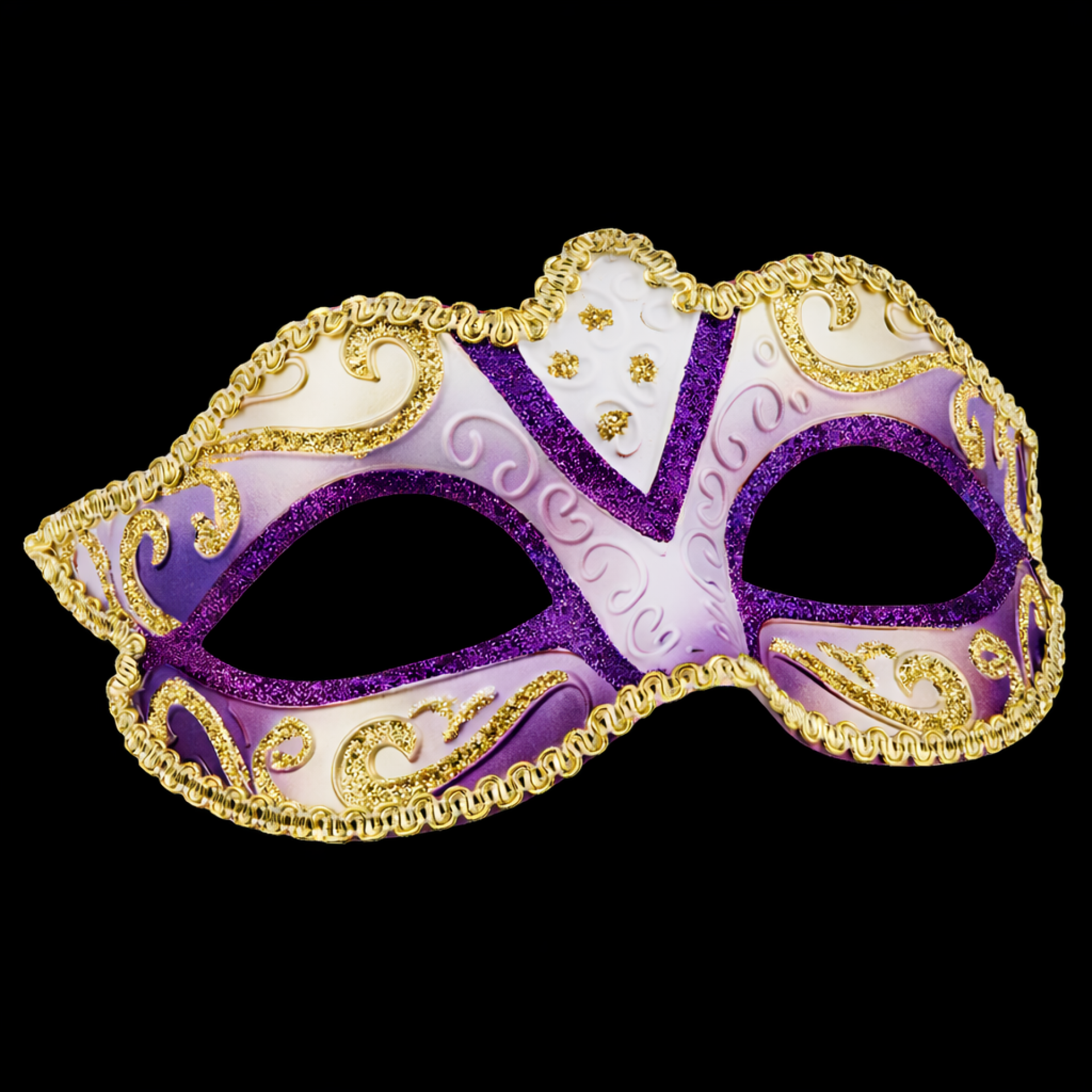 Venetiaans masker venice kleur paars