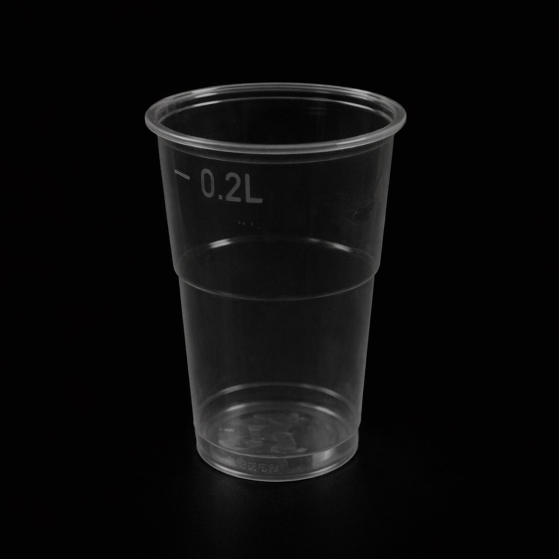 rPET bekers - 20/25cl - Transparant