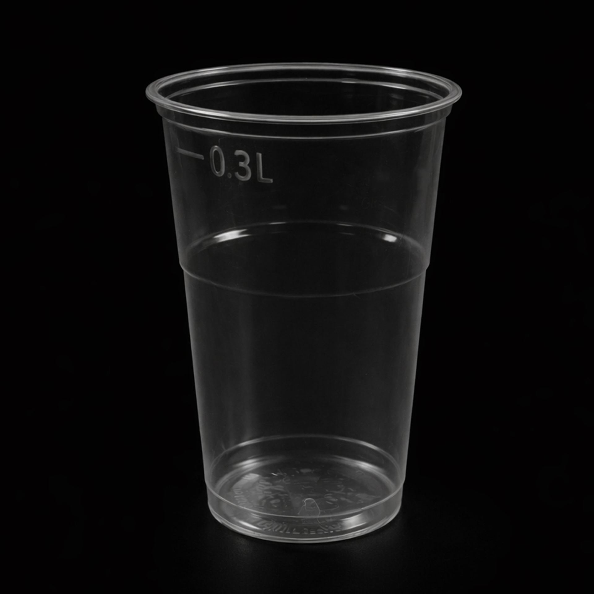 rPET bekers - 30/35cl - Transparant