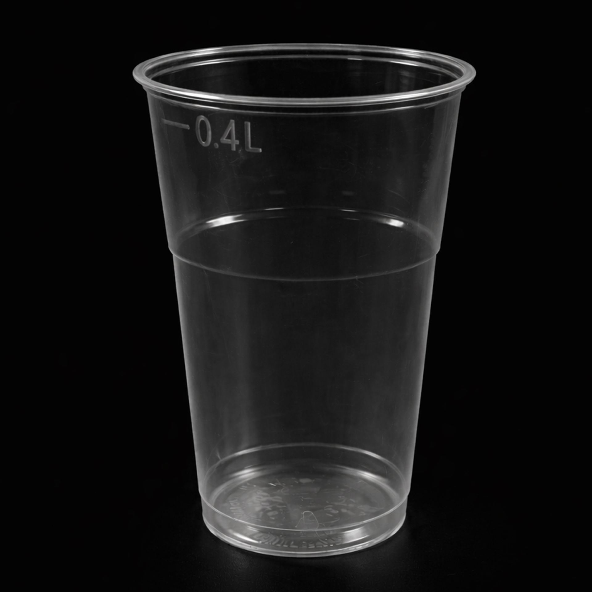 rPET bekers - 40/55cl - Transparant