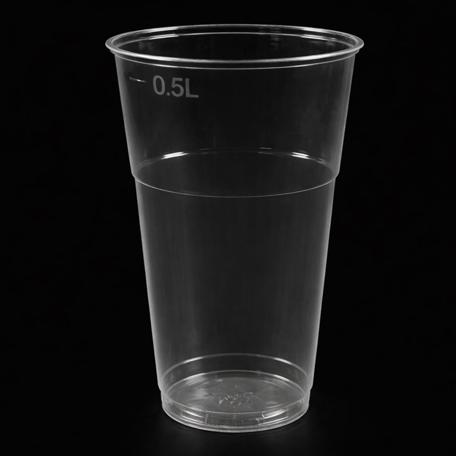 rPET bekers - 50/65cl - Transparant