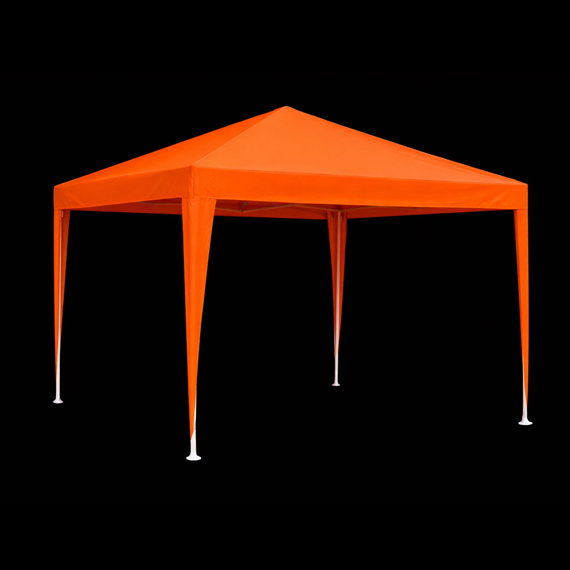 Partytent oranje 300cm x 300cm x 250cm
