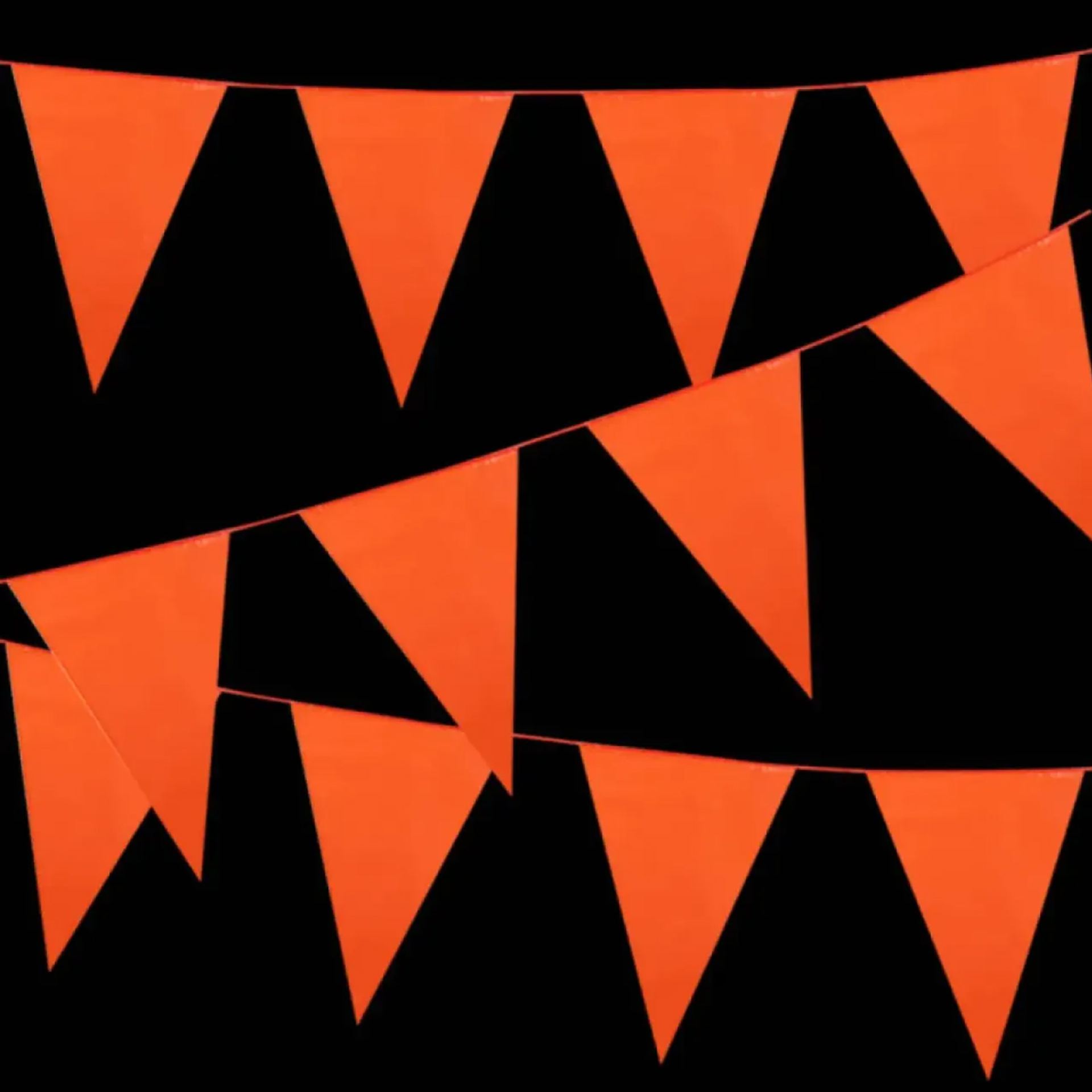 Vlaggenlijn oranje 50m