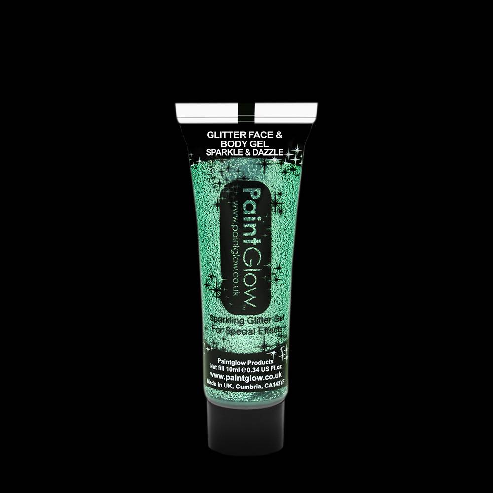 Glitter lichaamsgel turquoise