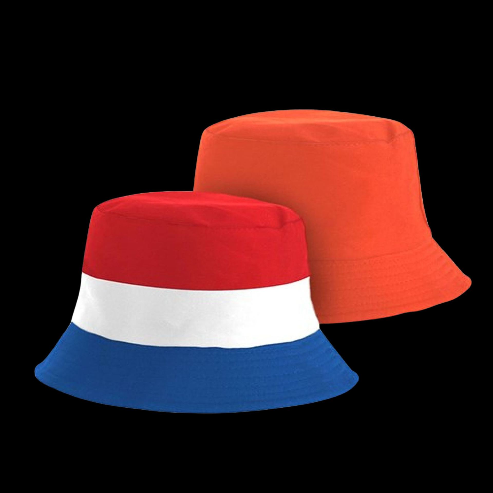 Bucket head omkeerbaar rood wit blauw oranje