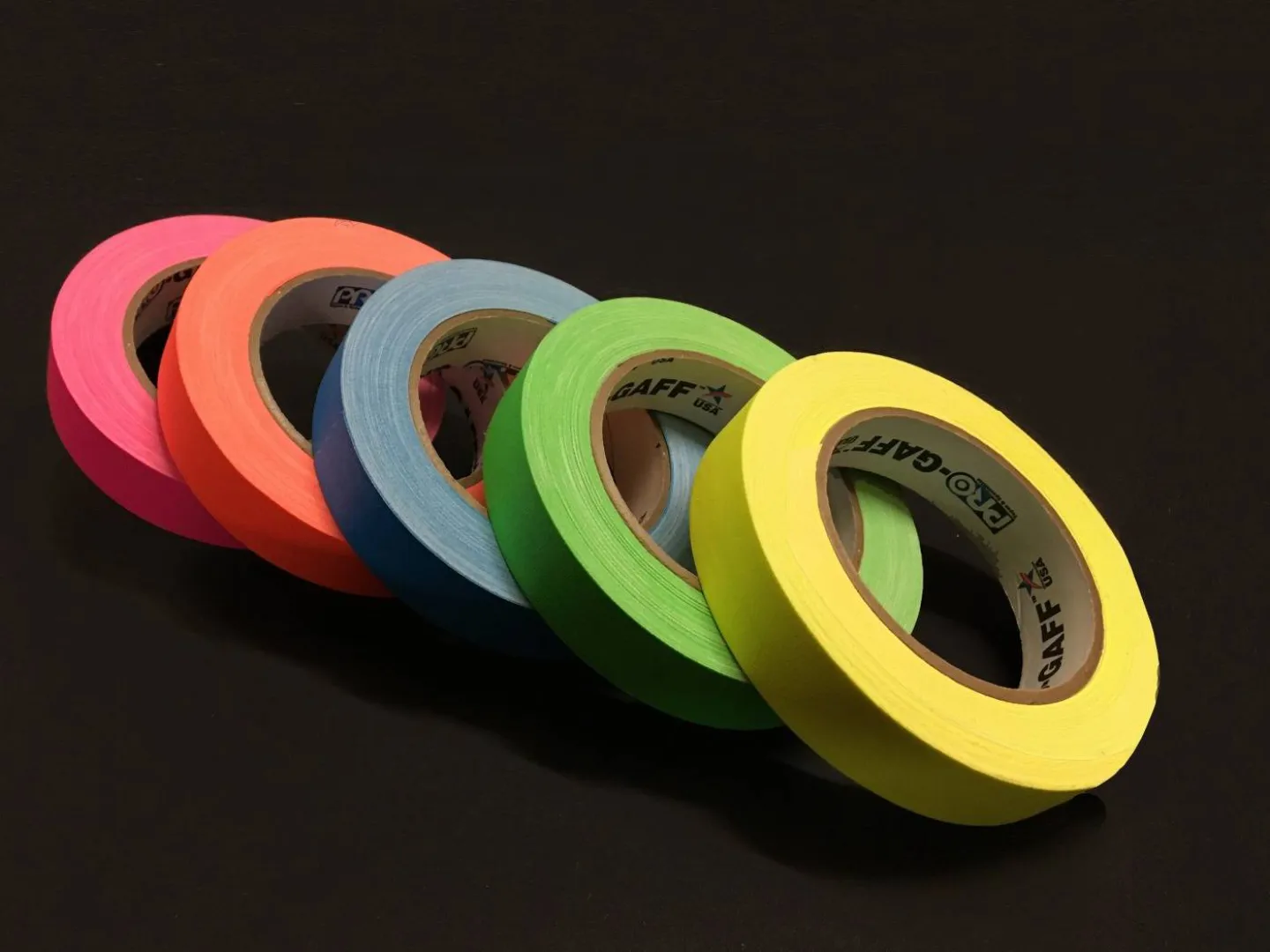 Fluoriserend tape multi gekleurd.
