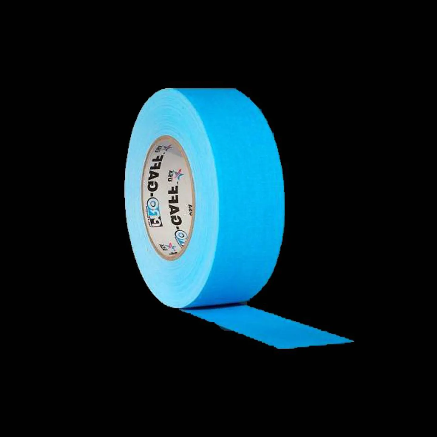 blauwe glow in the dark tape.