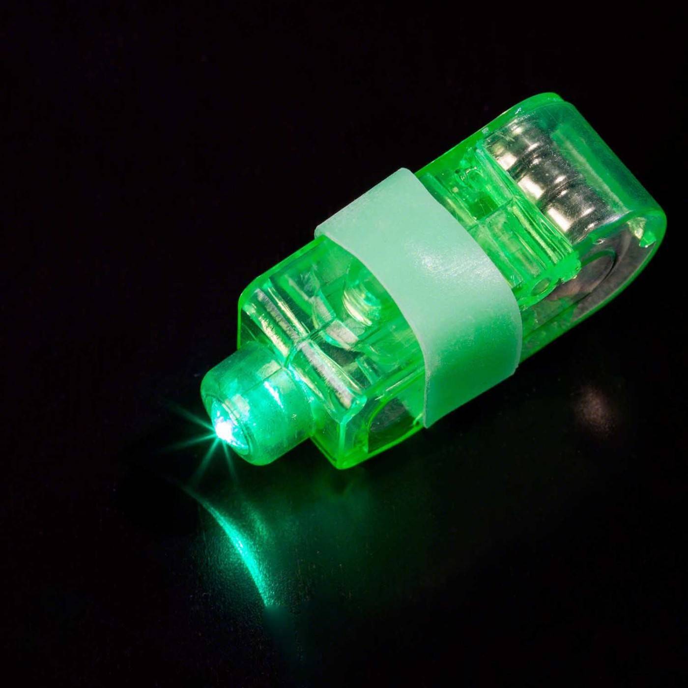 Groene led ringen vingerlampjes