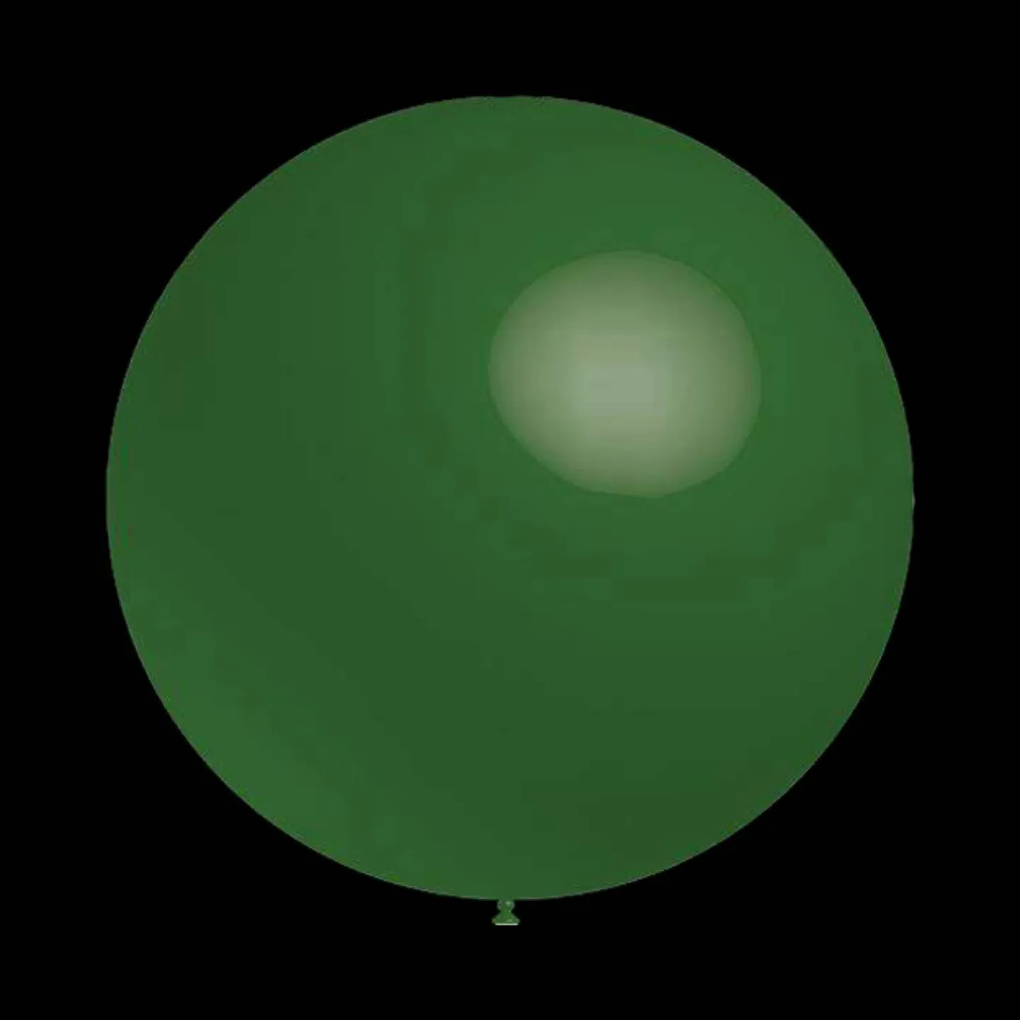 Donkergroene ballonnen rond 30cm.