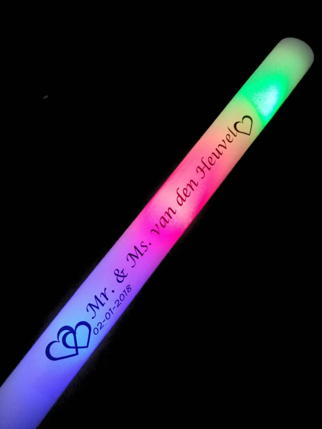 Foam sticks bruiloft 4.