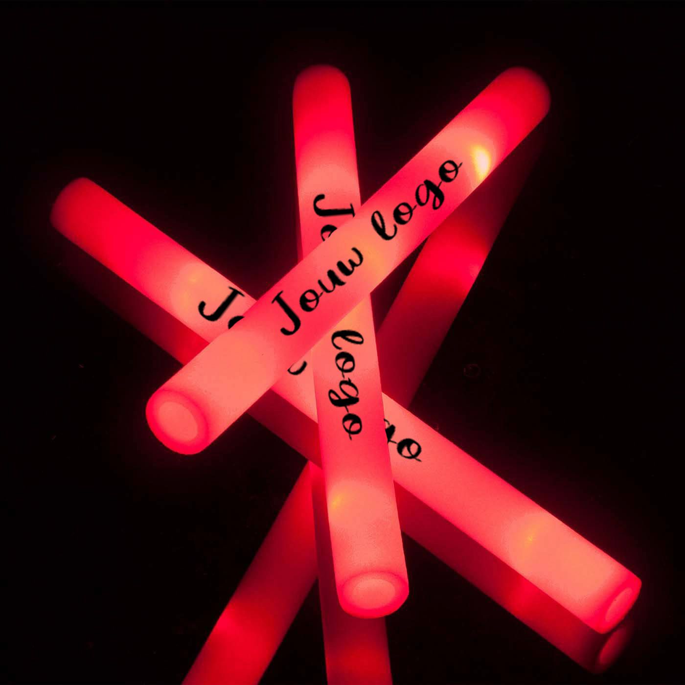 foamsticks bestickeren rood