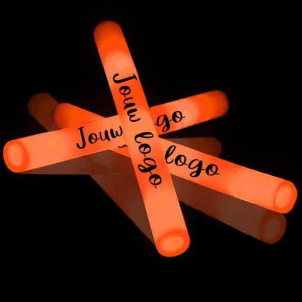 Foamsticks bestickeren oranje