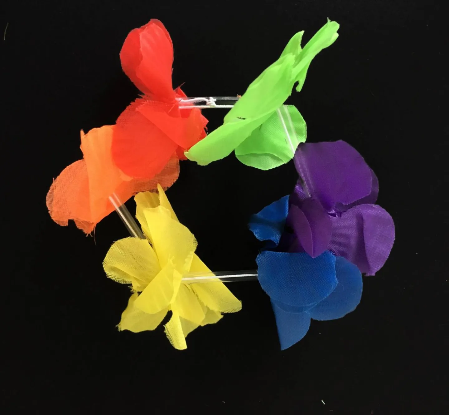 Hawaiikrans armbandje.