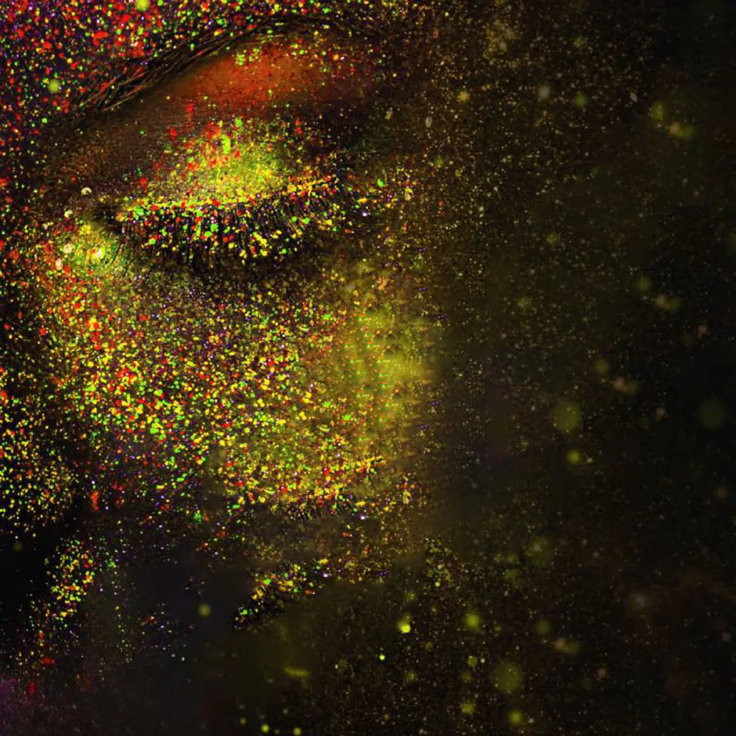 Glitter make-up stiften - rozee.