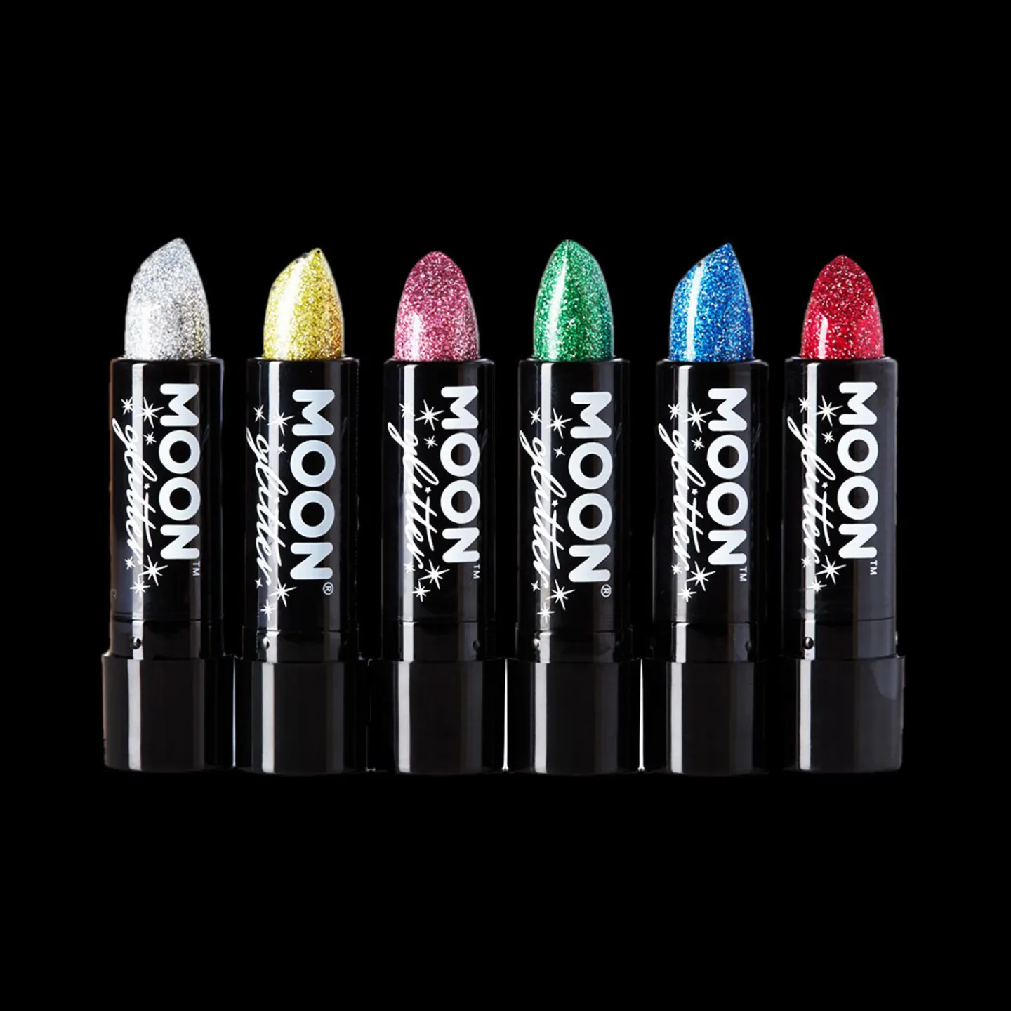 Glitter lippenstift zilver.