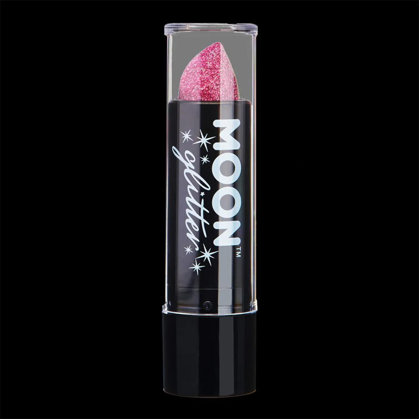 roze Glitter lippenstift.