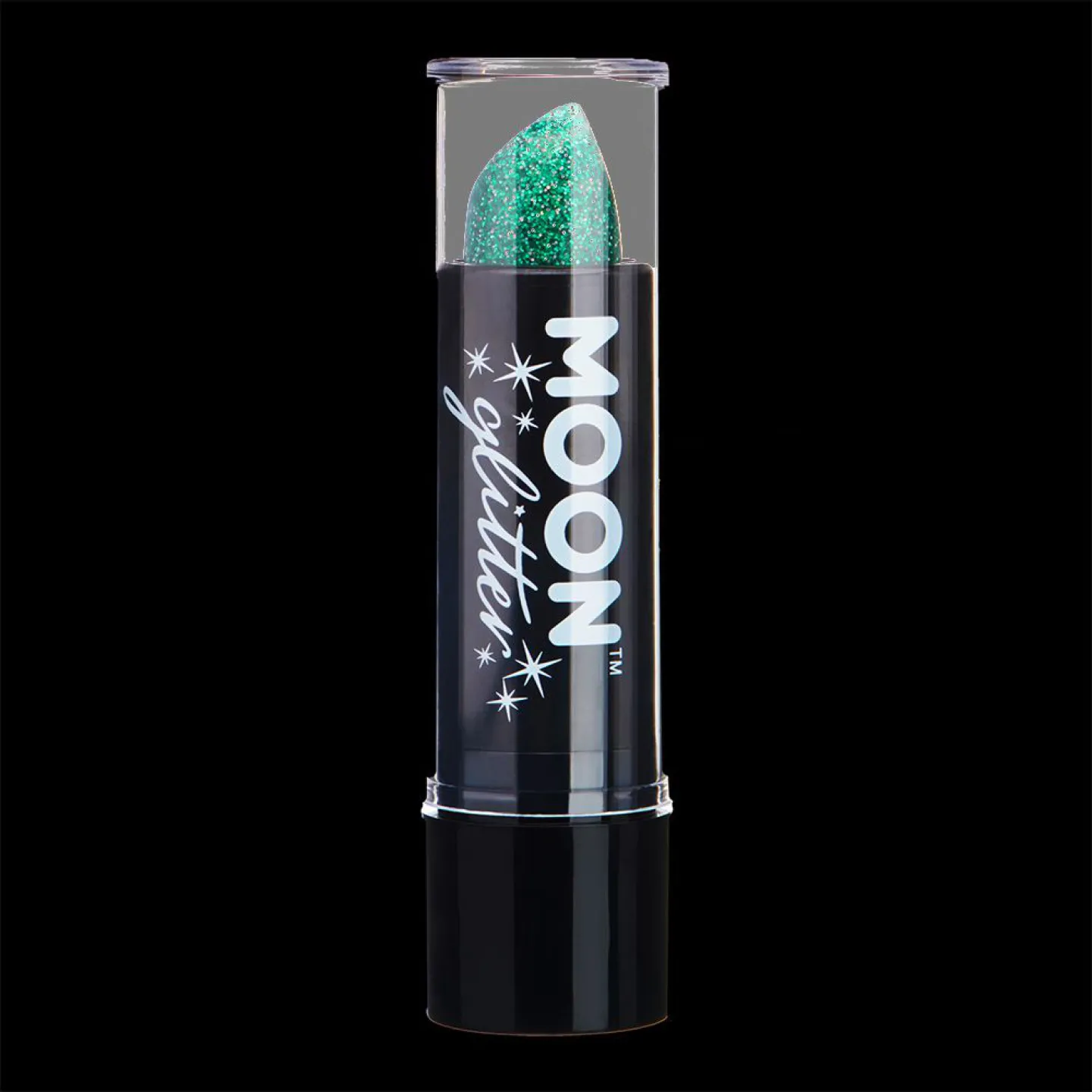 Groene Glitter lippenstift.