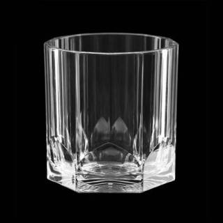 Kunststof whiskey glazen 38cl transparant