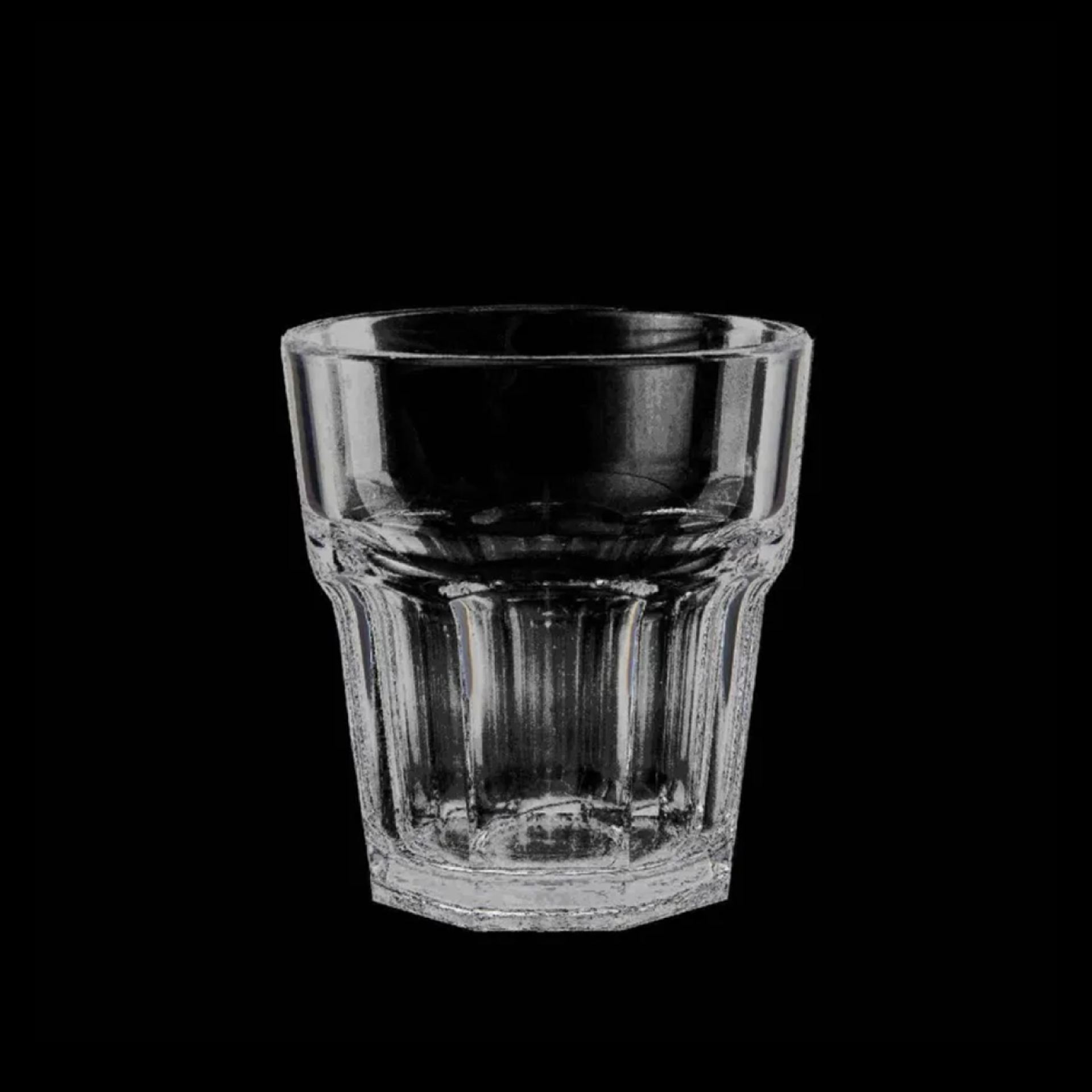 Kunststof picardie glazen 25cl transparant