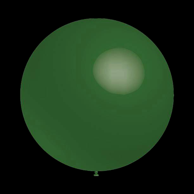Donkergroene ballonnen metallic 28cm