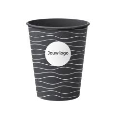 Kunststof koffiebeker bedrukt IML donkergrijs.jpg