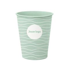 Kunststof koffiebeker bedrukt IML lichtgroen.jpg