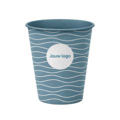 Kunststof koffiebeker bedrukt IML donkerblauw.jpg