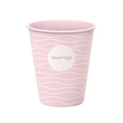 Kunststof koffiebeker bedrukt IML roze.jpg