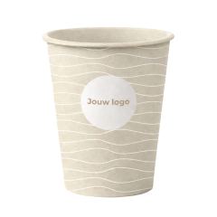 Kunststof koffiebeker IML bedrukt beige.jpg