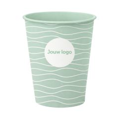 Kunststof koffiebeker IML bedrukt lichtgroen.jpg