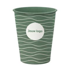 Kunststof koffiebeker IML bedrukt donkergroen.jpg