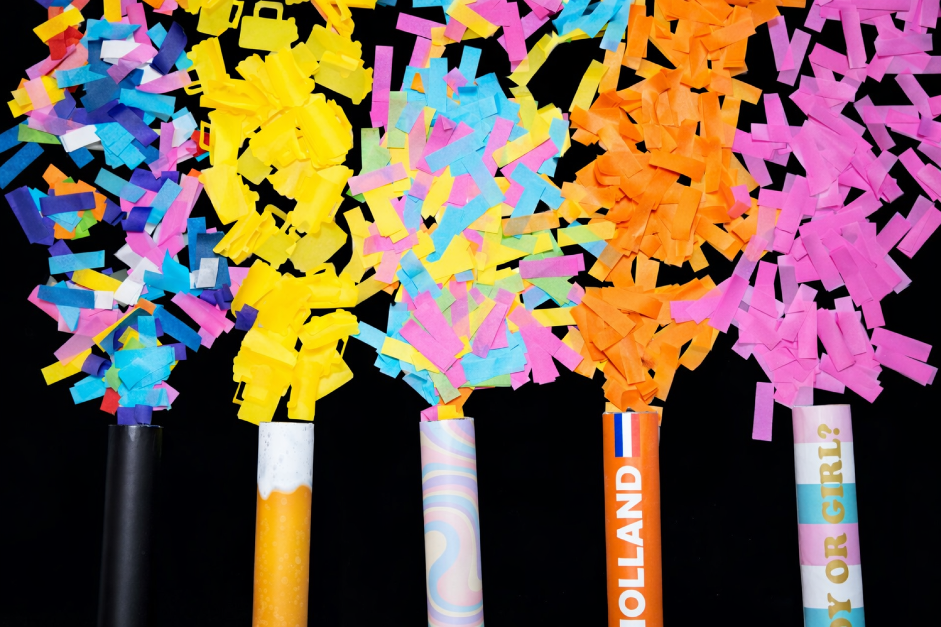 Confetti kanonnen & losse confetti